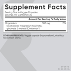 Triple Magnesio Sports Research (120 cápsulas)