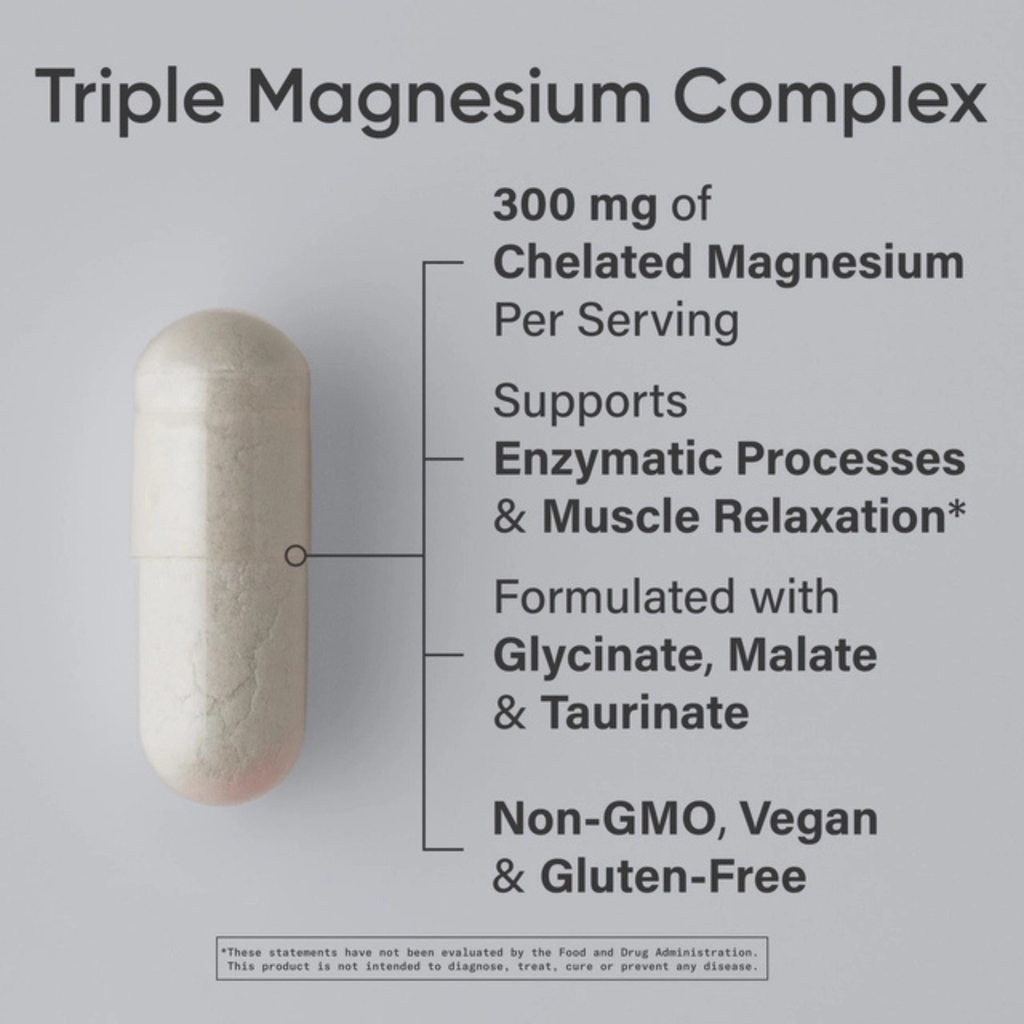 Triple Magnesio Sports Research (120 cápsulas)