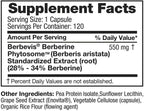 Berberina 550mg Feel Good (120 cápsulas)