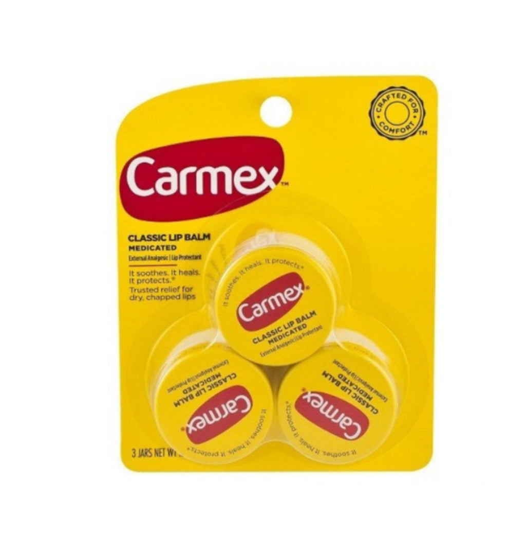 Hidratante de Labios Lips Balm Medicado Carmex X3