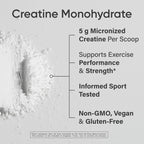 Creatina Monohidratada en polvo Sports Research (300 gramos)