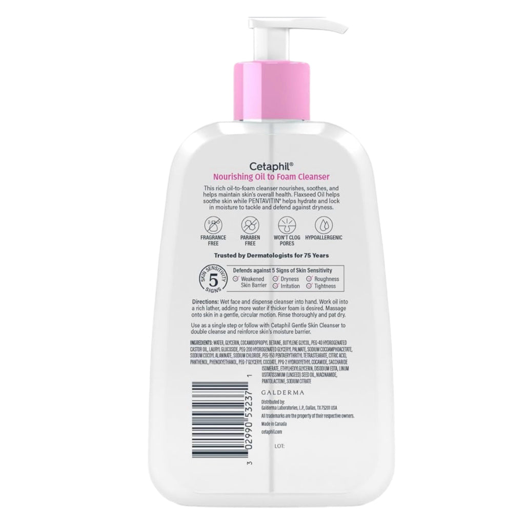 Limpiador Facial nutritivo (237ml) Cetaphil