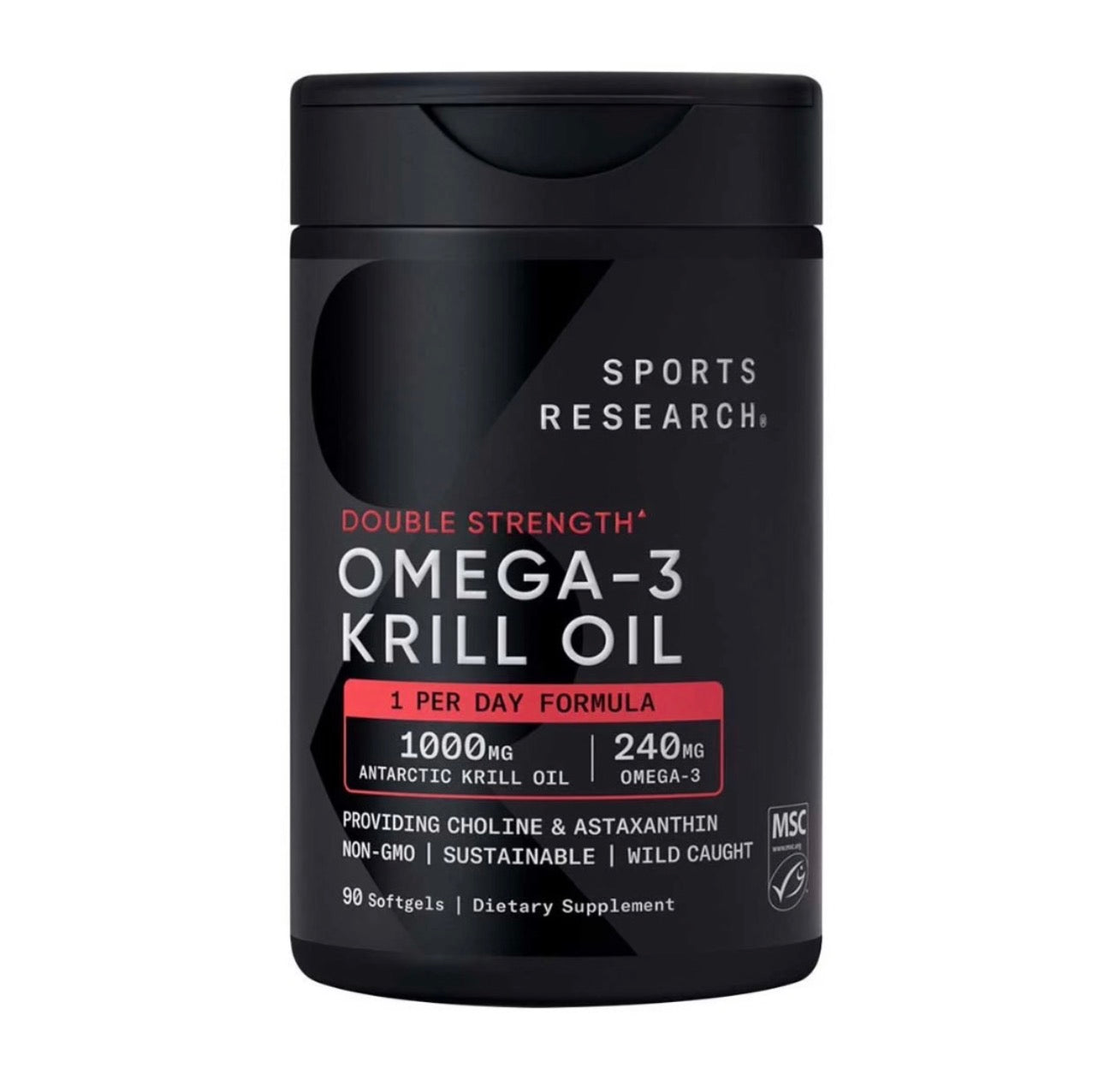 Omega 3 Krill Oil Sports Research (90 softgels)