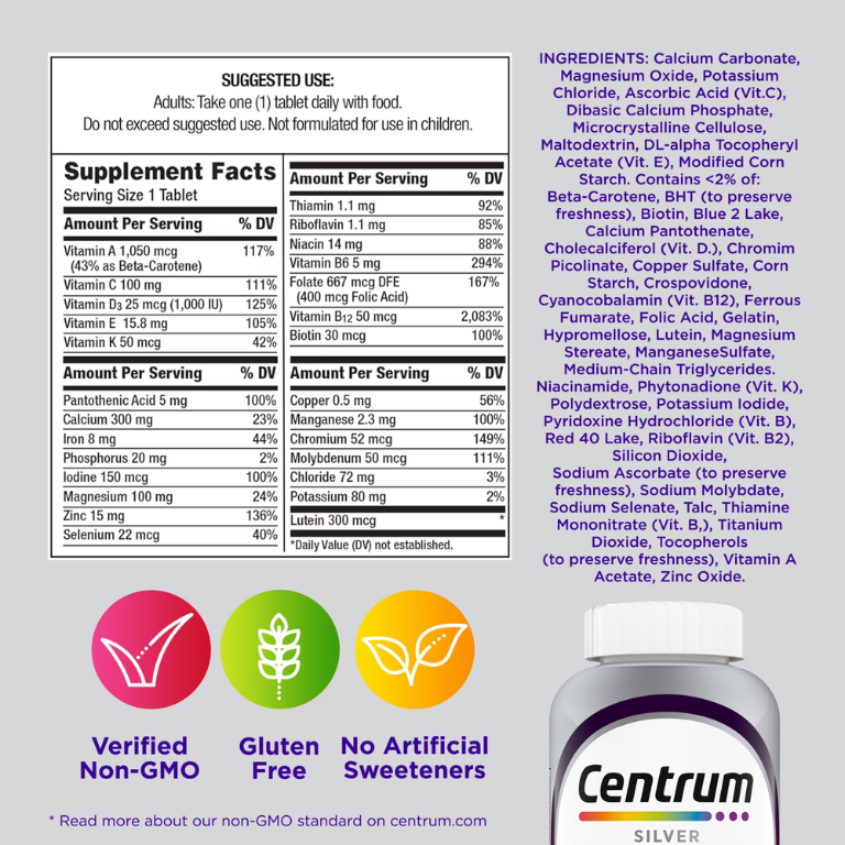 Centrum Silver Mujer 50+ (100 tabletas)