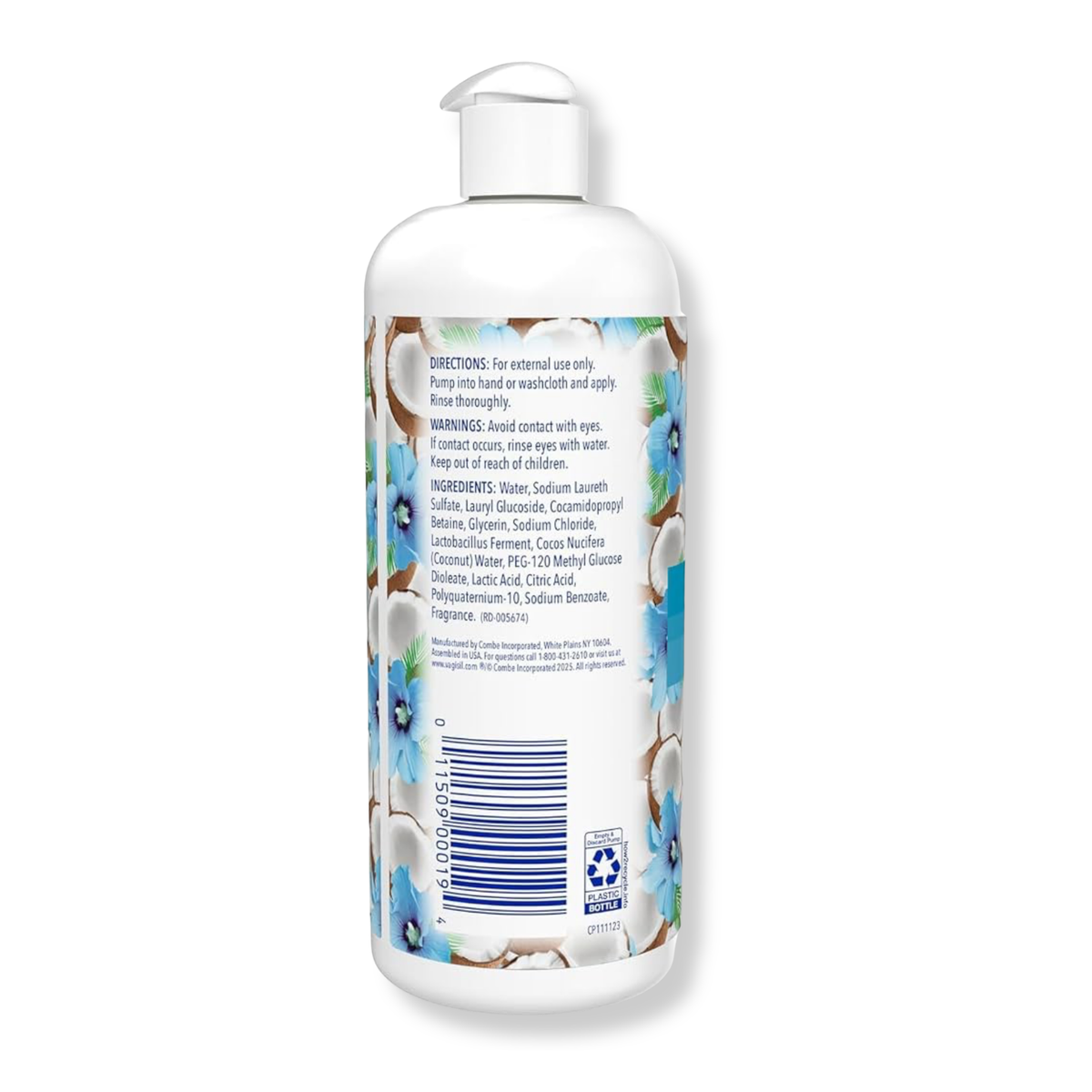 Jabón Intimo Vagisil Coconut Hibiscus (500 ml)