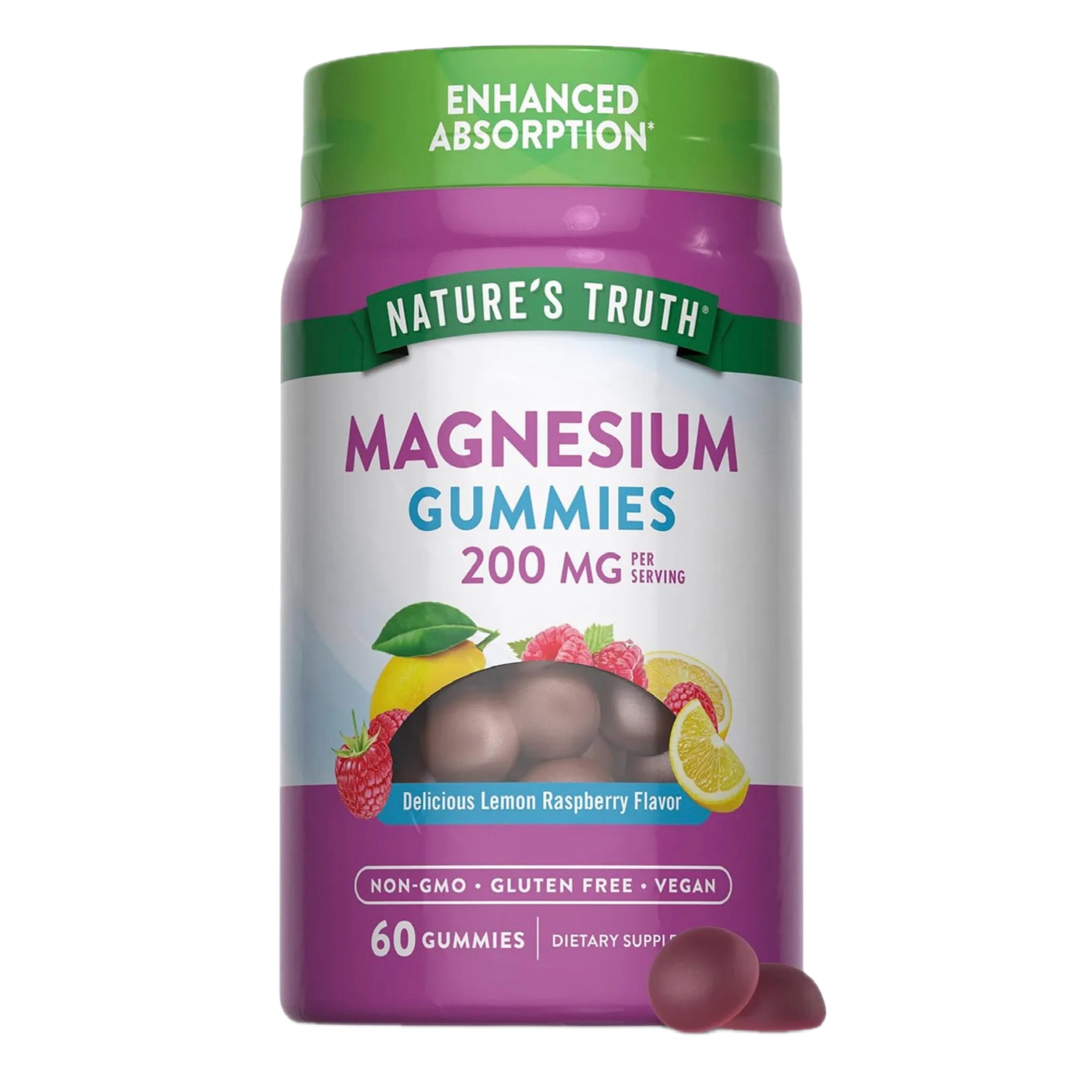 Citrato de Magnesio Nature's Truth 200mg (60 gomitas)