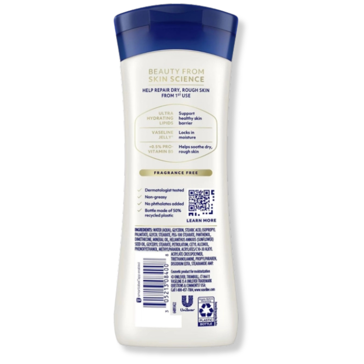 Crema Corporal Hidratante Vaseline Advanced Repair (295 ml)