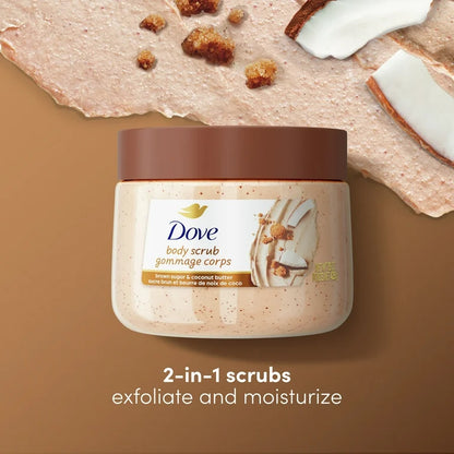 Exfoliante Corporal Dove Brown Sugar & Coconut Butter (425g)