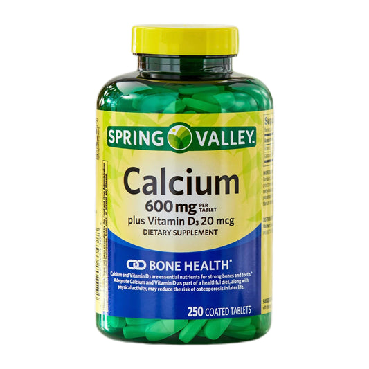 Calcio 600mg Spring Valley (250 tabletas)