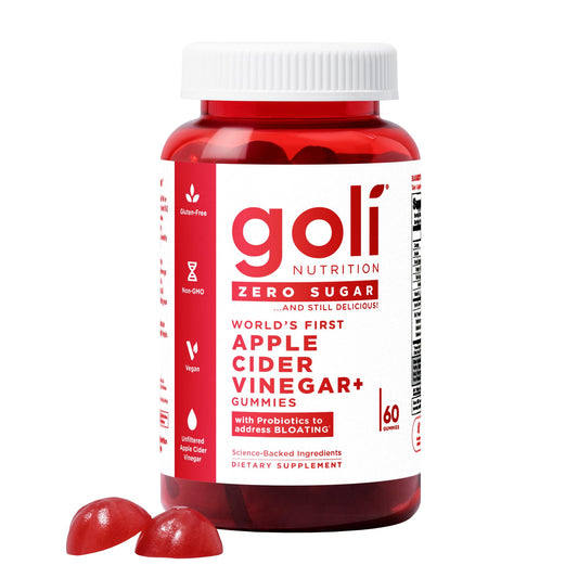 Vinagre de Sidra de Manzana GOLI sin azúcar (60 gomitas)