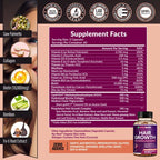Hair Growth Rainbow Nutrients (120 cápsulas)