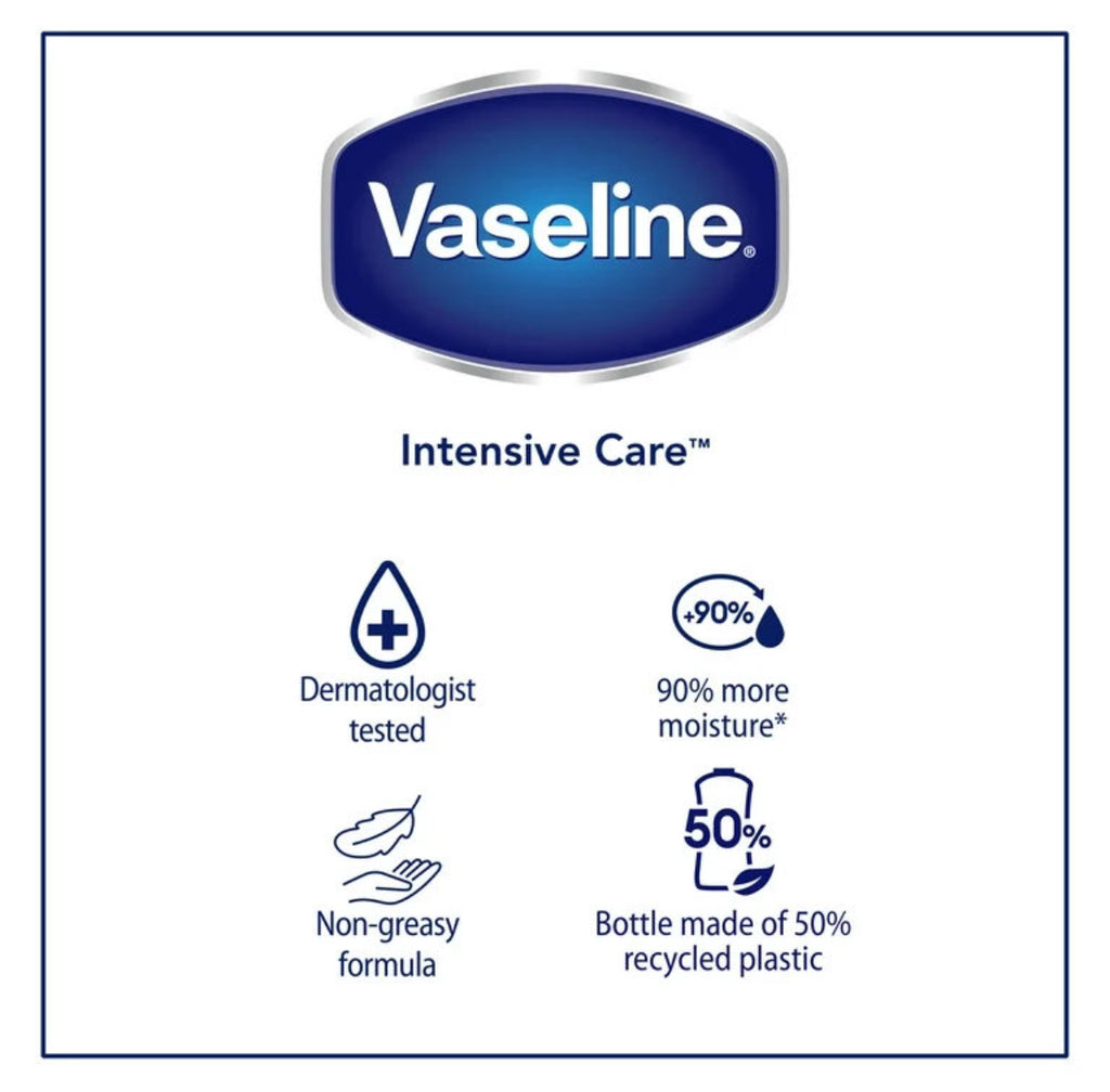 Crema Corporal Hidratante para piel seca Vaseline (600 ml)