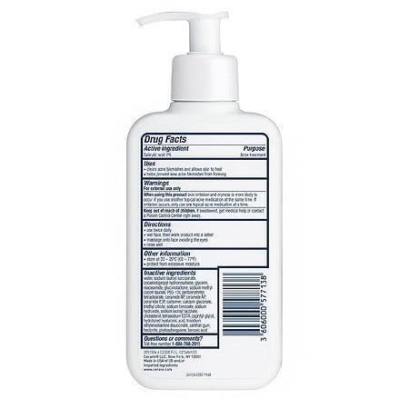 Limpiador Facial para el control del acné CeraVe (237ml)
