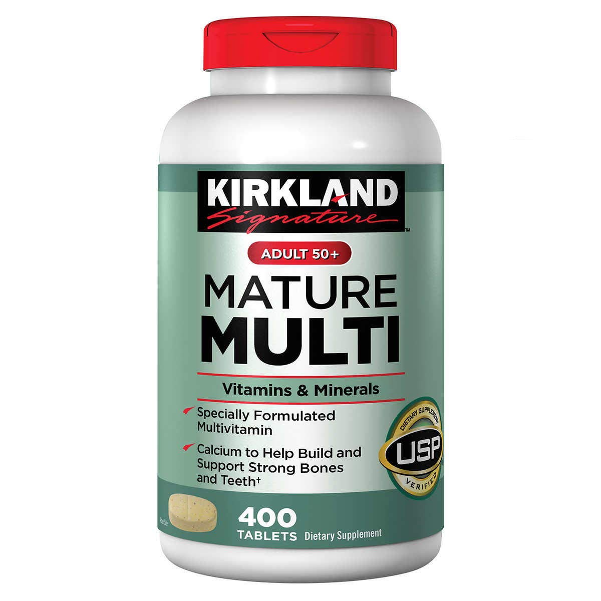 Mature Multi Adultos 50+ Kirkland (400 tabletas)