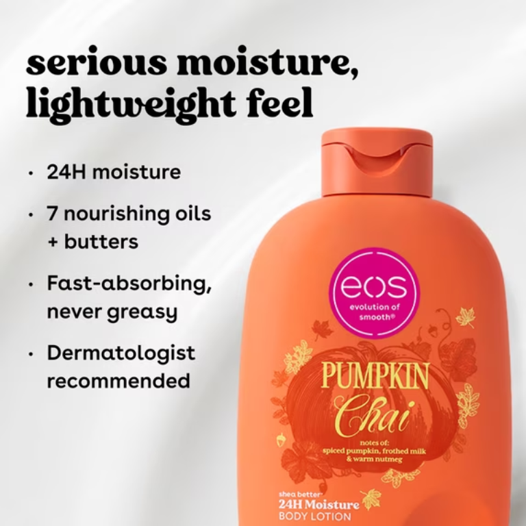 Crema Hidratante Corporal EOS Pumpkin Chai (473 ml)