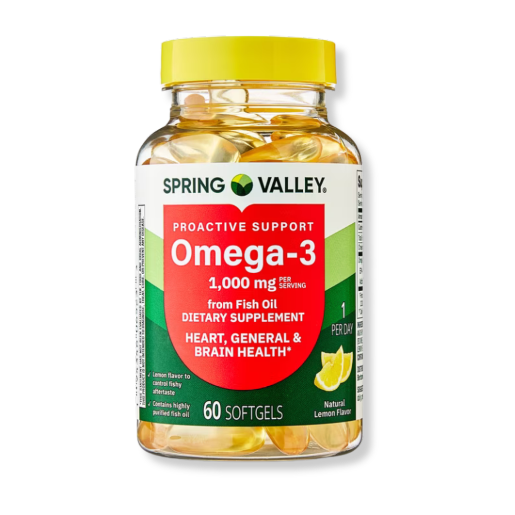 Omega 3 Spring Valley 1.000mg (60 cápsulas)