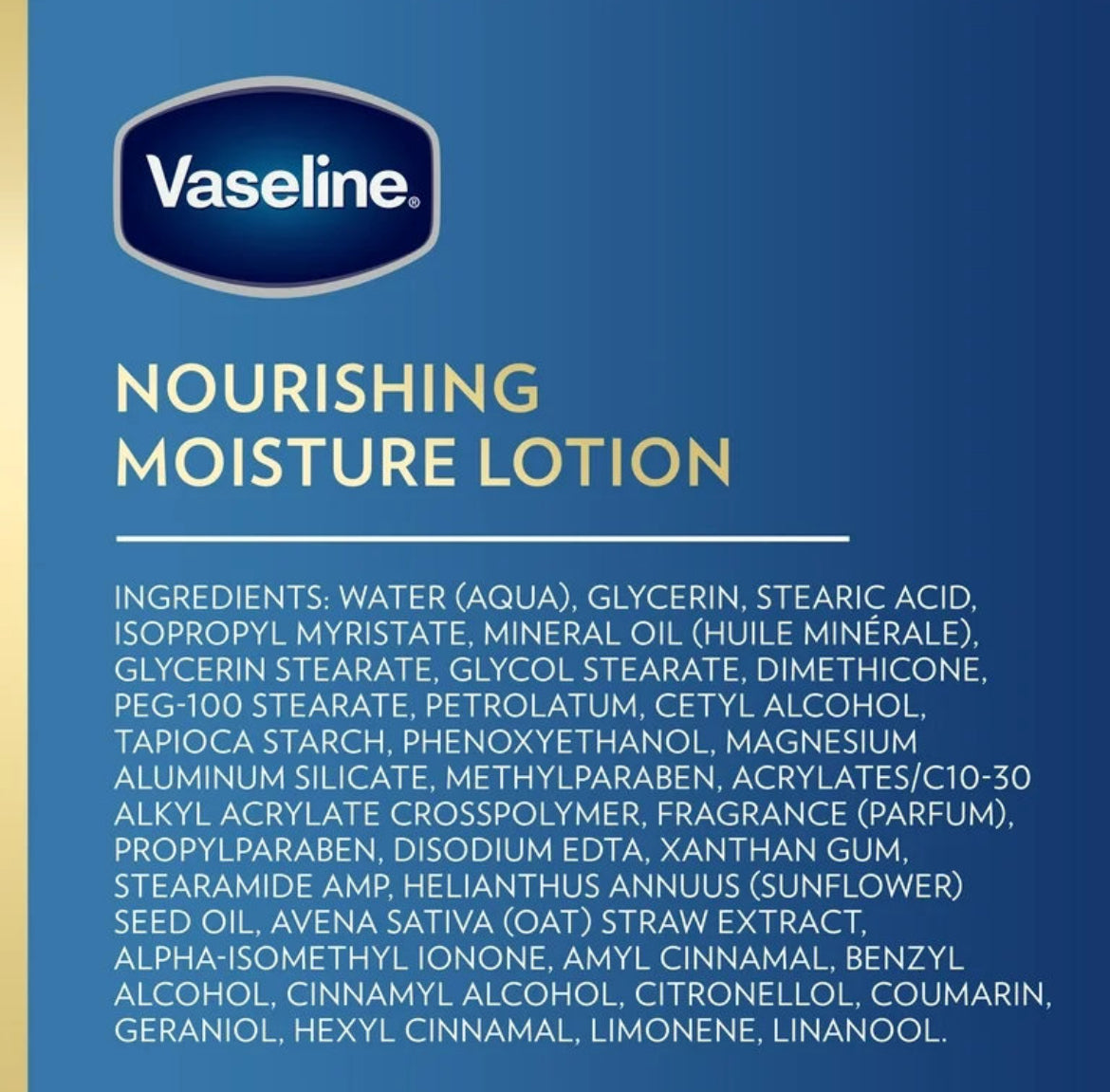 Crema Corporal Hidratante para piel seca Vaseline (600 ml)