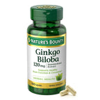 Ginkgo Biloba Nature's Bounty 120mg (100 cápsulas)