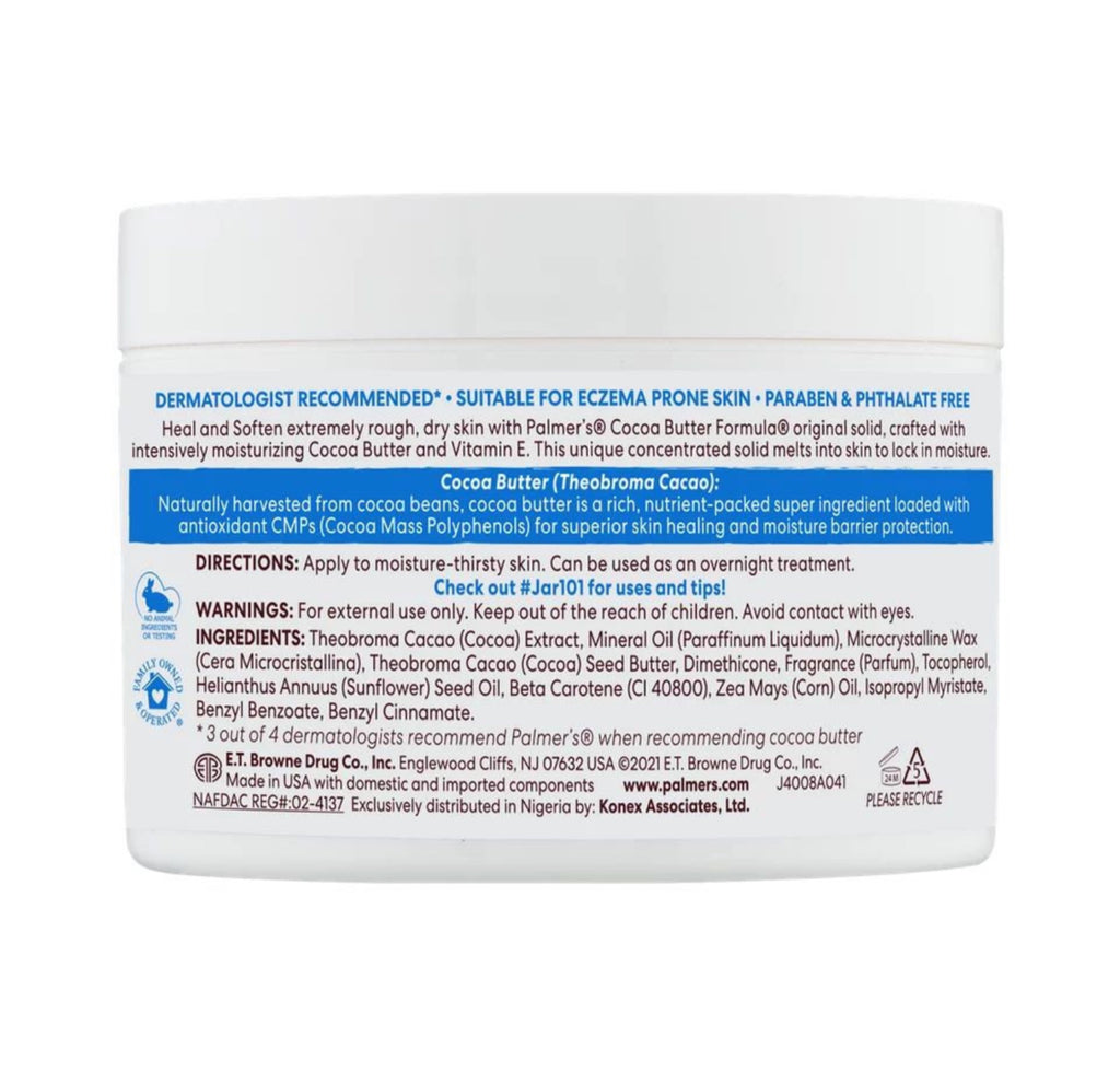 Manteca de Cacao con Vitamina E Palmers (200 gramos)