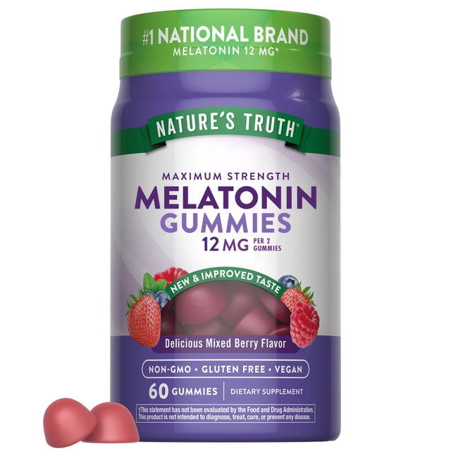 Melatonina Nature's Truth 12mg (60 gomitas)