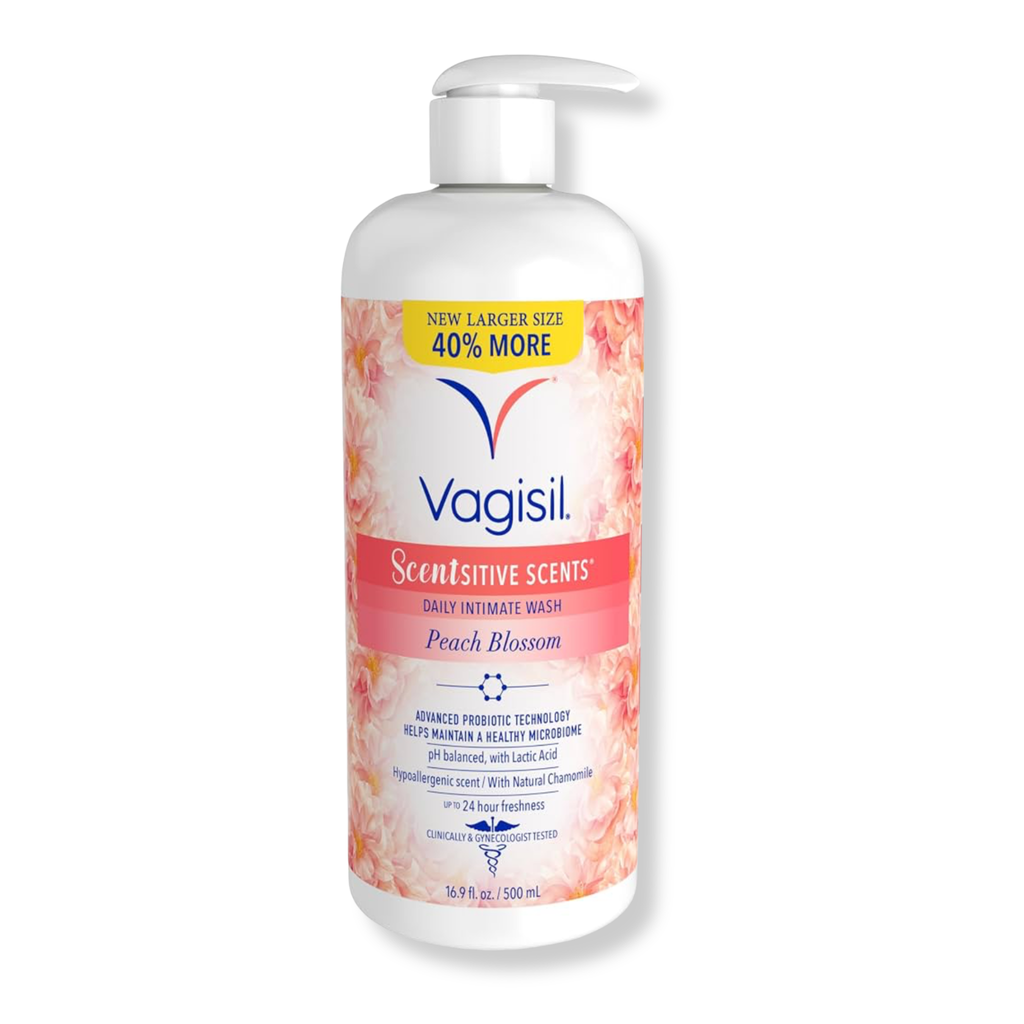 Jabón Intimo Vagisil Peach Blossom (500 ml)