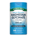 Glicinato de Magnesio Natures Truth 200mg (180 cápsulas)