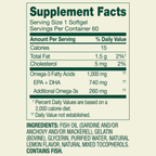 Omega 3 Spring Valley 1.000mg (60 cápsulas)