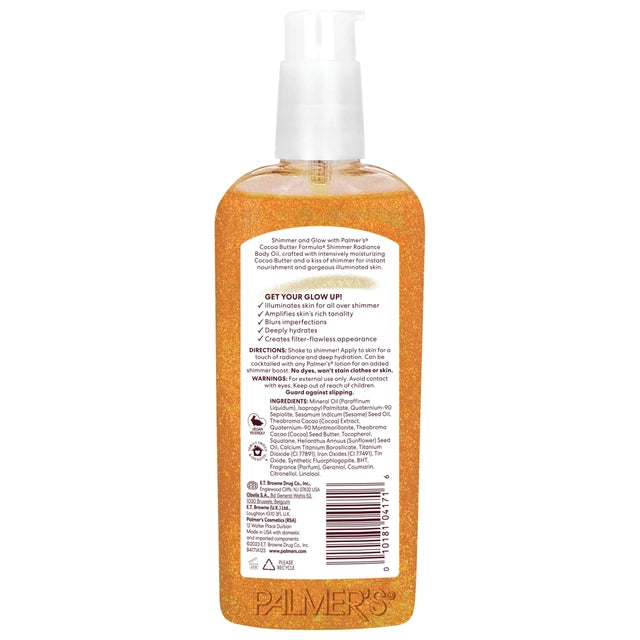 Aceite Corporal Brillante Palmer's (150ml)