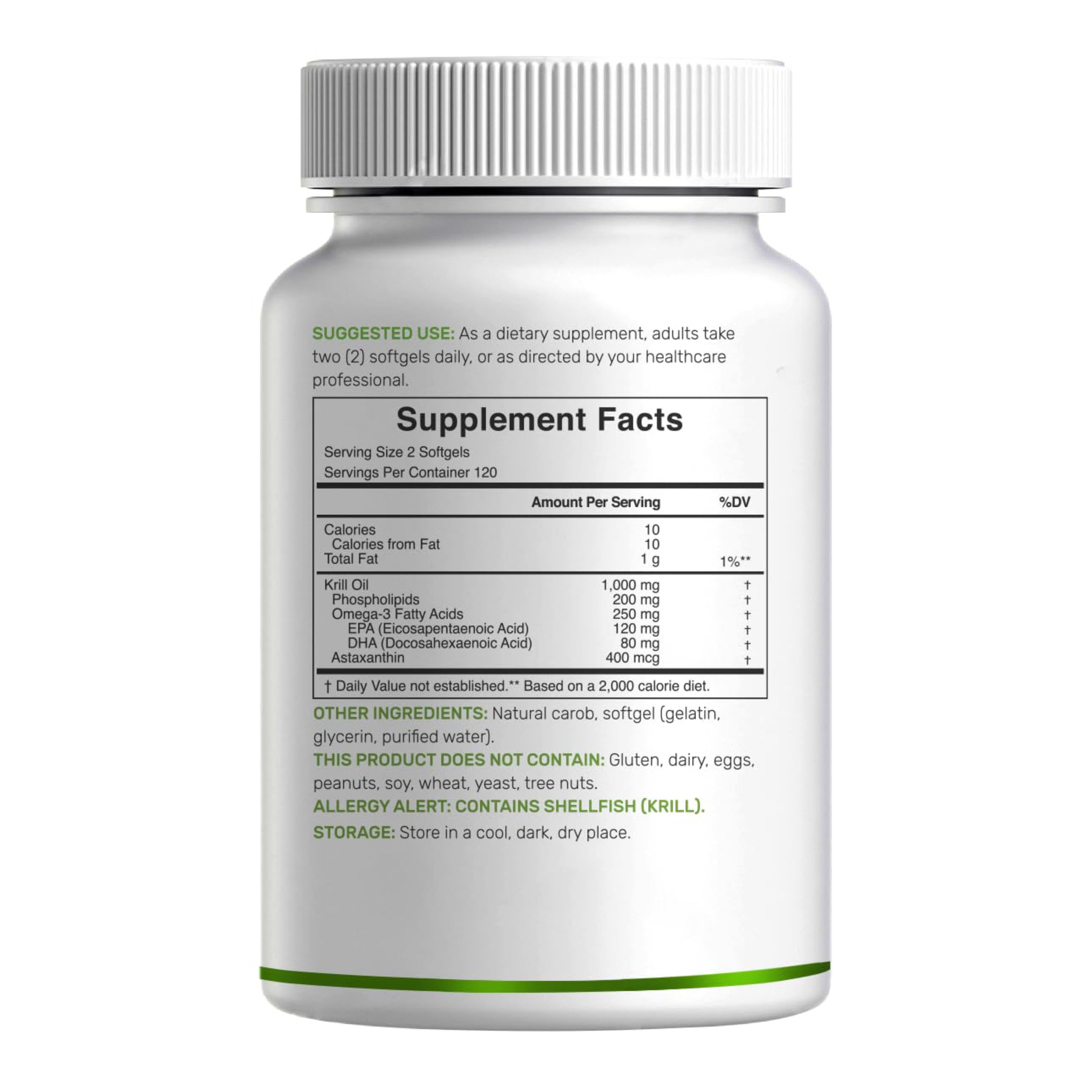 Krill Oil Deal Supplement 1.000mg (240 cápsulas)