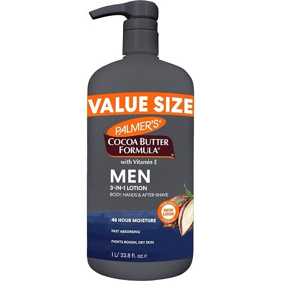 Loción Humectante Manteca de Cacao y Vitamina E Hombre Palmers (1 Litro)