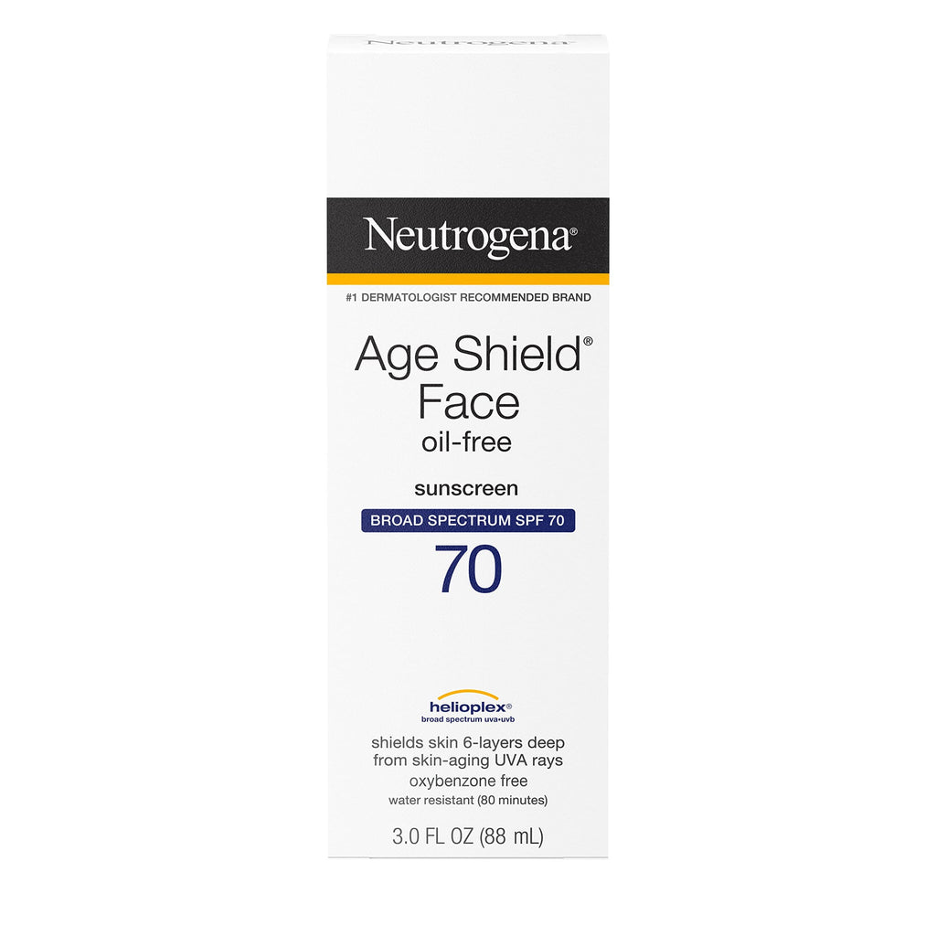 Protector Solar Neutrogena Age Shield Face sin aceite con SPF 70 (88ml)