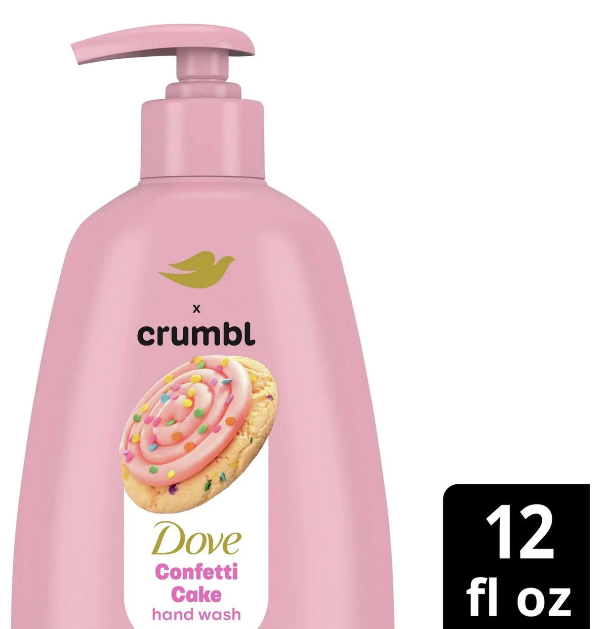 Jabón de Manos Dove x Crumbl Confetti Cake (12 Oz)