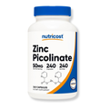 Picolinato de Zinc Nutricost 50mg (240 cápsulas)
