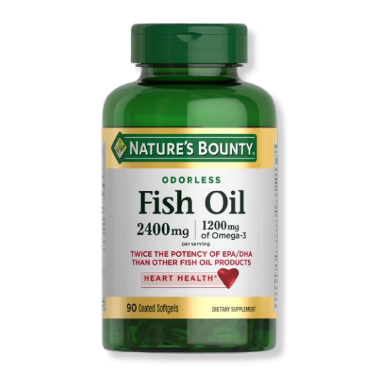Fish Oil 2.400mg Nature's Bounty (90 softgels)