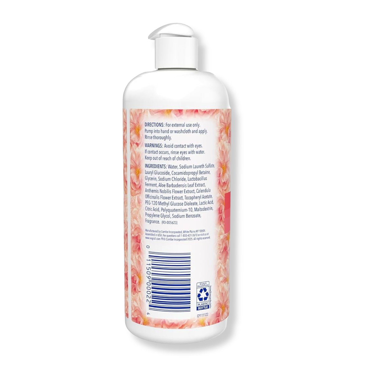 Jabón Intimo Vagisil Peach Blossom (500 ml)