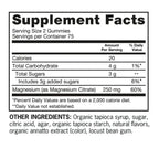 Citrato de Magnesio Qunol 250mg (150  gomitas)