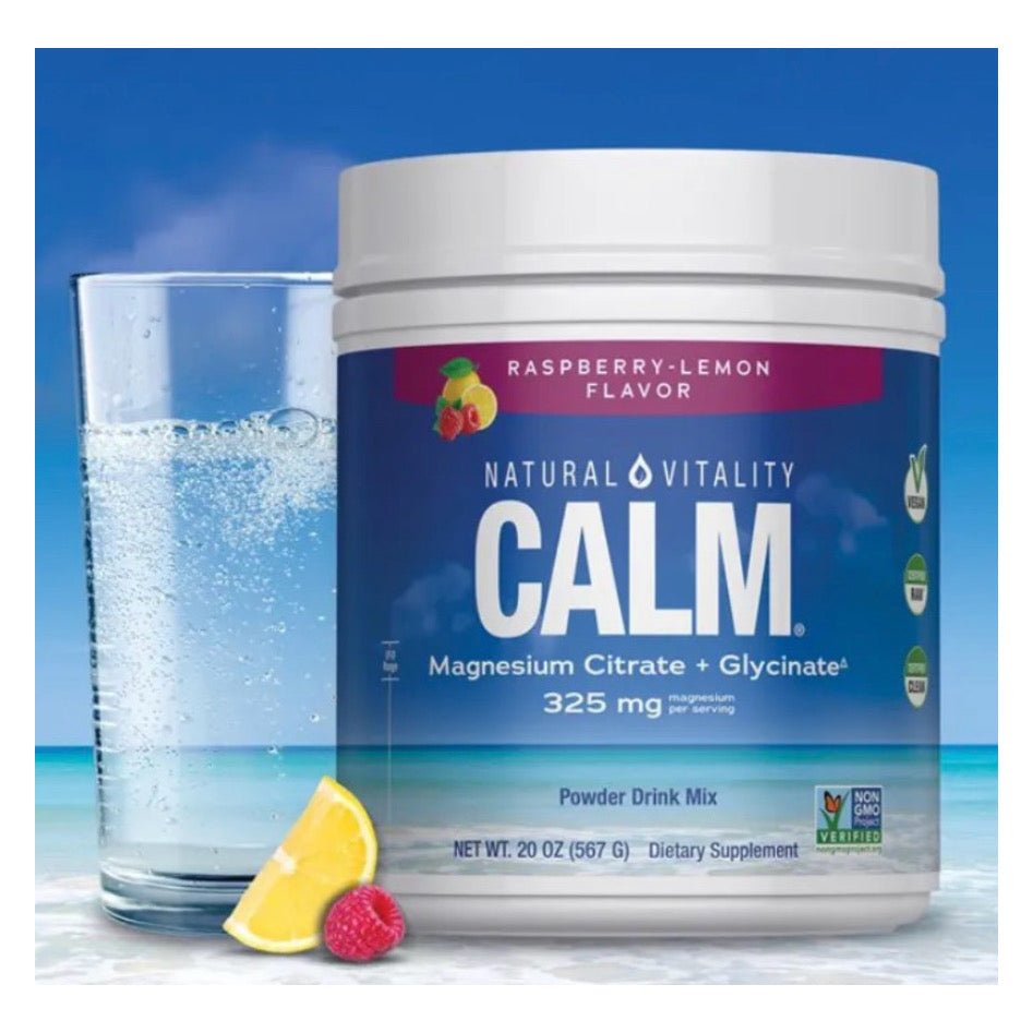 Citrato de Magnesio + Glicinato en Polvo CALM 325mg (567 gramos)