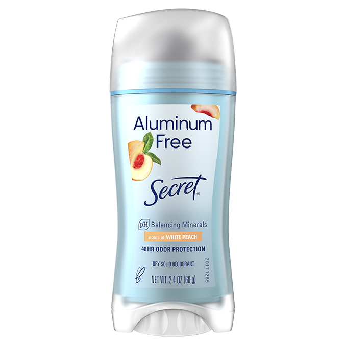 Desodorante Secret Aluminum Free White Peach (68g)