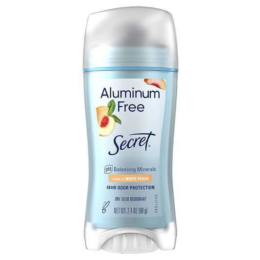 Desodorante Secret Aluminum Free White Peach (68g)