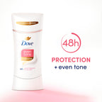 Desodorante Antitranspirante Dove Even Tone Peach Blossom & Rice Milk (74g)