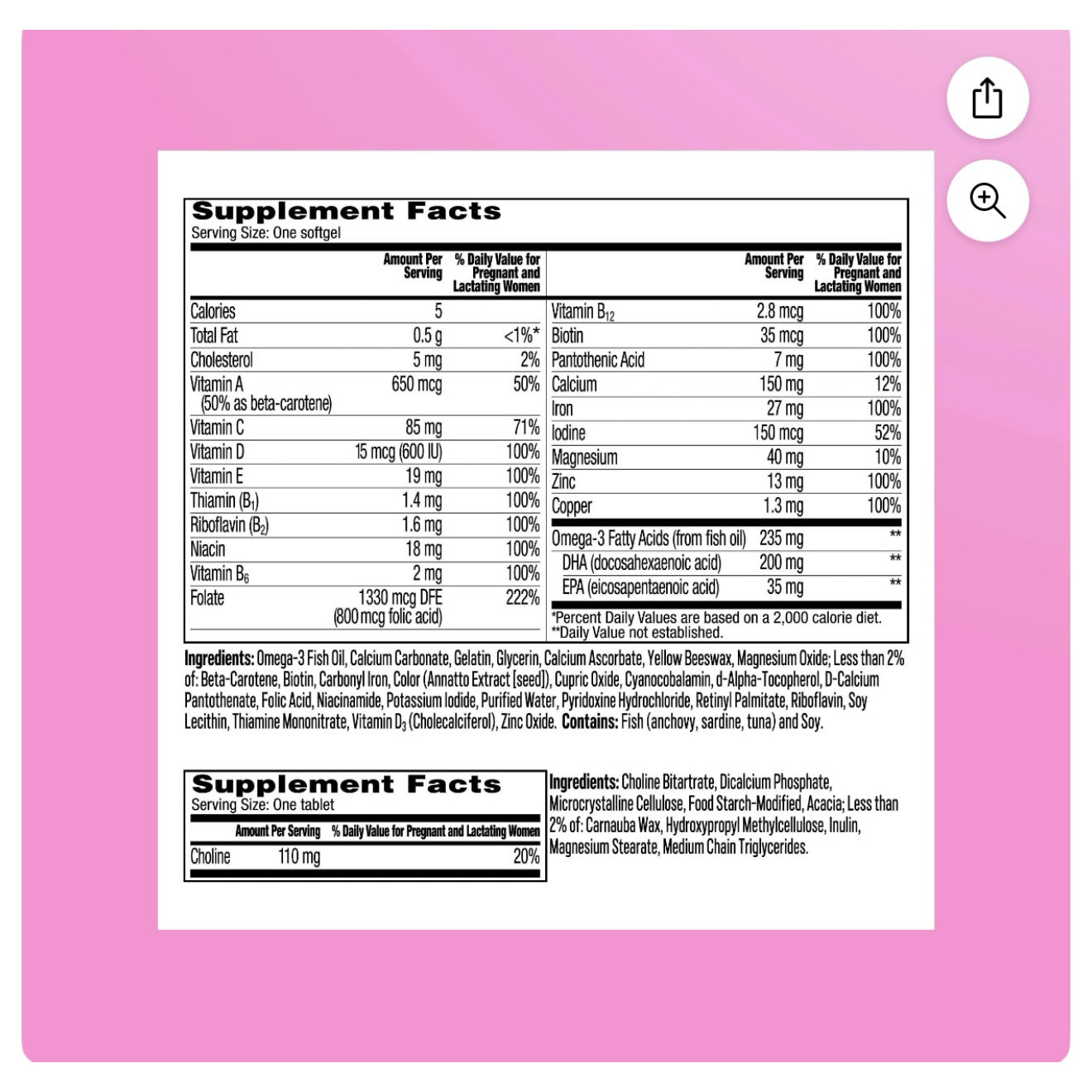 Multivitaminico Prenatal Advanced con Ácido Folico One A Day (90+90)