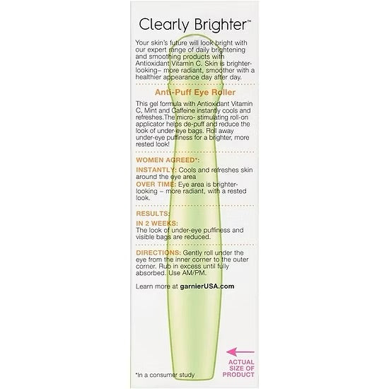 Rodillo para Ojos SkinActive Garnier (15ml)