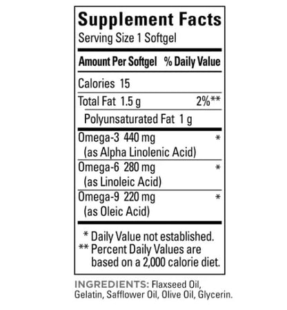 Triple Omega (Omega 3-6 -9) Nature Made (180 cápsulas)
