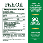 Fish Oil 2.400mg Nature's Bounty (90 softgels)