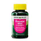 Multivitaminico Prenatal Mini Spring Valley (120 Mini cápsulas)