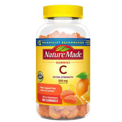 Vitamina C Nature Made 500mg (180 gomas)