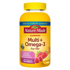 Multi + Omega 3 para mujer Nature Made(180 gomas)