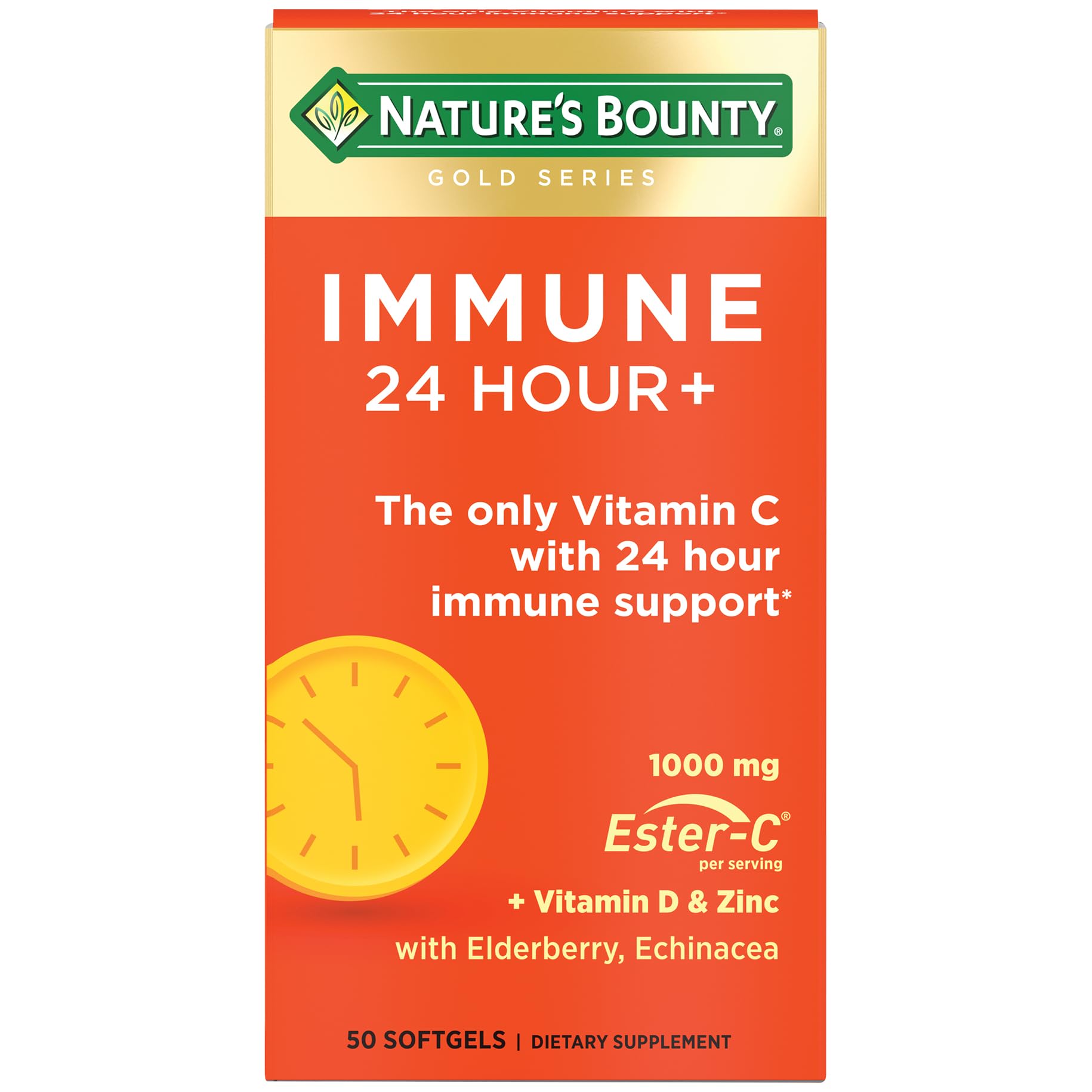 Immune 24 Nature's Bounty (50 cápsulas)