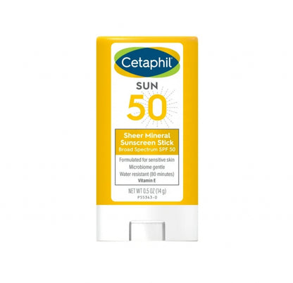 Protector Solar en Barra para rostro y cuerpo SPF 50 (14g) Cetaphil