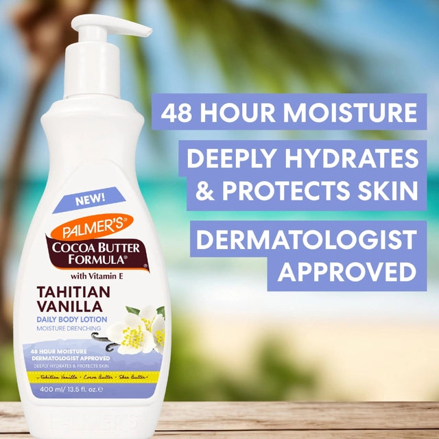 Crema Hidratante Corporal con fórmula de Vainilla de Tahití Palmer's (400ml)